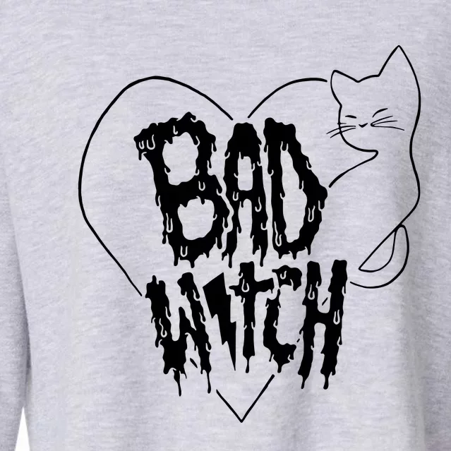 Bad Hexe Cropped Pullover Crew