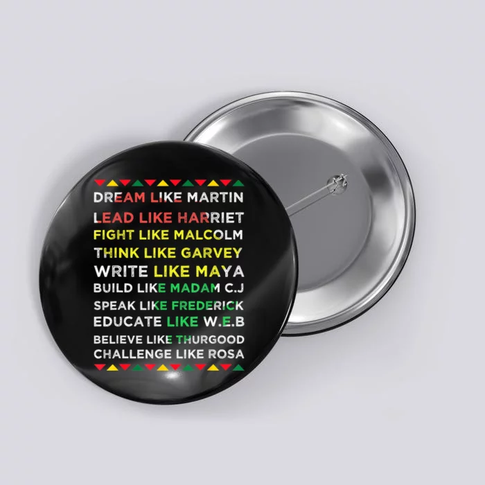 Black History Black History Month African American Button