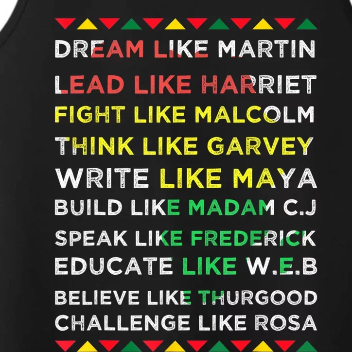 Black History Black History Month African American Performance Tank