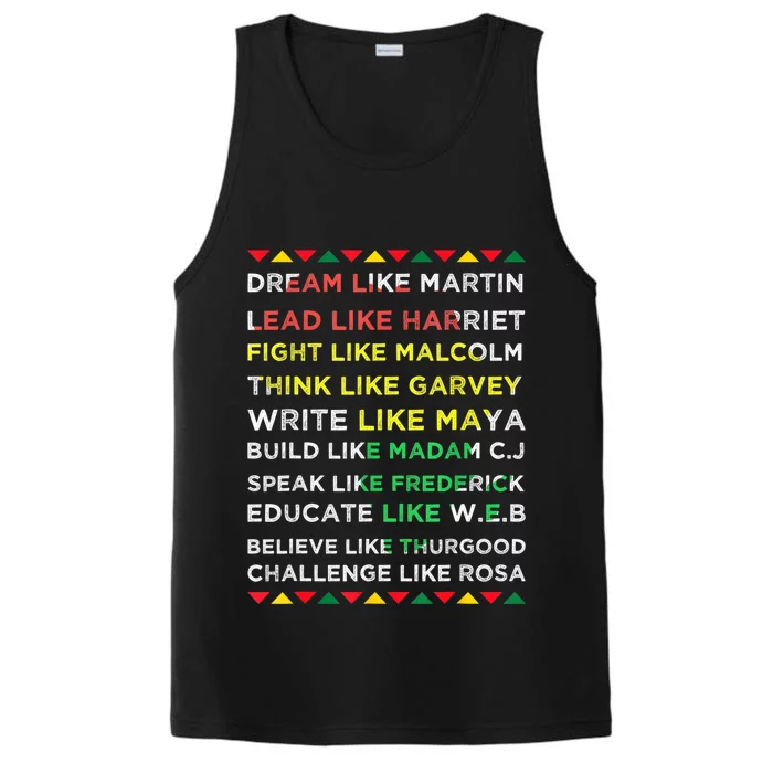 Black History Black History Month African American Performance Tank