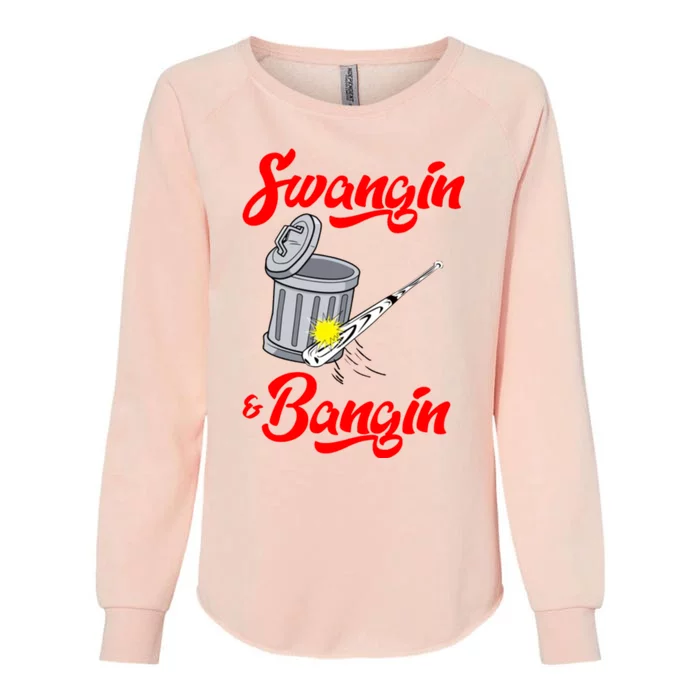 Bangin Houston Baseball Team Womens California Wash Sweatshirt