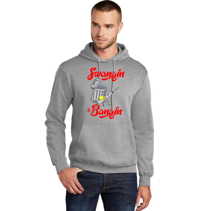 Bangin Houston Baseball Team Tall Hoodie