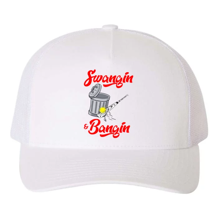 Bangin Houston Baseball Team Yupoong Adult 5-Panel Trucker Hat