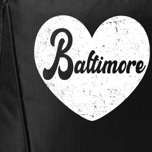 Baltimore Heart Baseball Sports Fan City Backpack