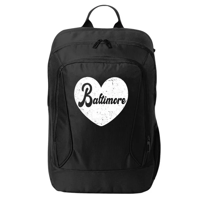 Baltimore Heart Baseball Sports Fan City Backpack