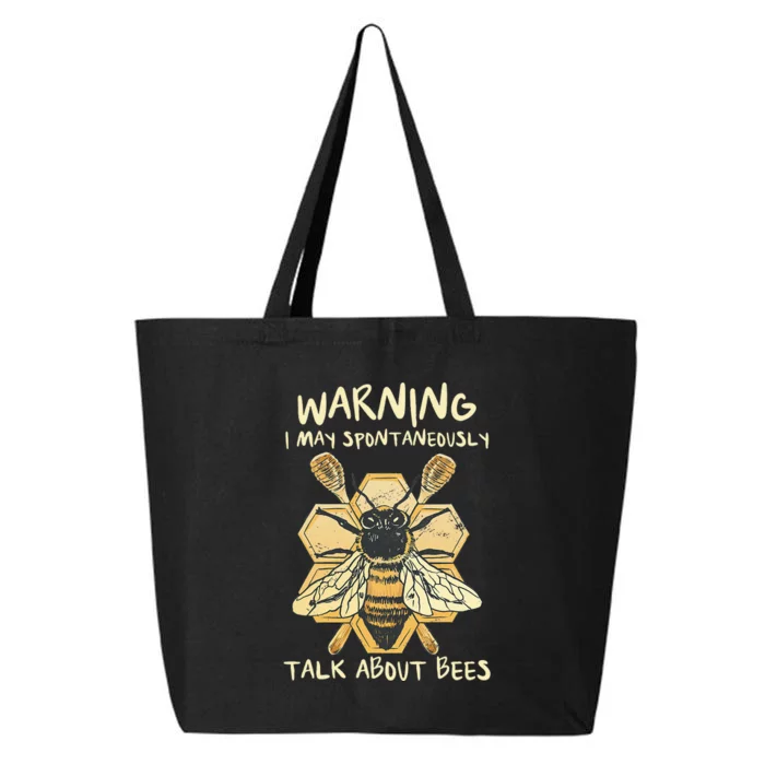 Bee Honeycomb Beekeeper Apiarist Funny Beekeeping Lover 25L Jumbo Tote