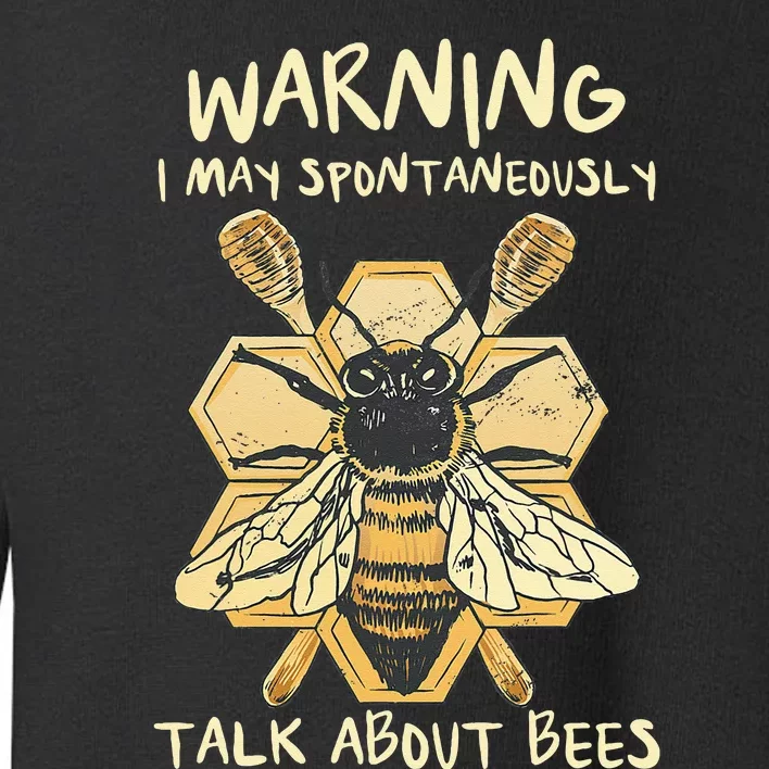 Bee Honeycomb Beekeeper Apiarist Funny Beekeeping Lover Toddler Sweatshirt