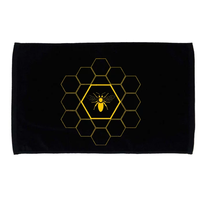 Bee Honeycomb Beekeeper Beekeeping Microfiber Hand Towel