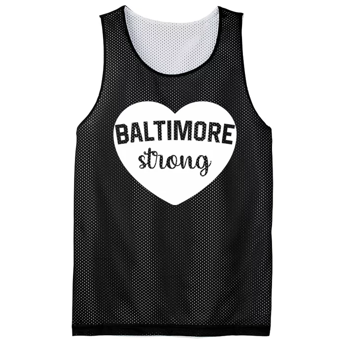 Baltimore Heart Baltimore Bridge Heart Baltimore Strong Mesh Reversible Basketball Jersey Tank