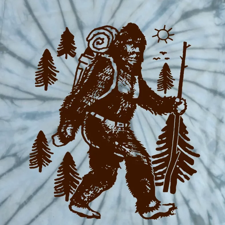 Bigfoot Hiking Tie-Dye T-Shirt