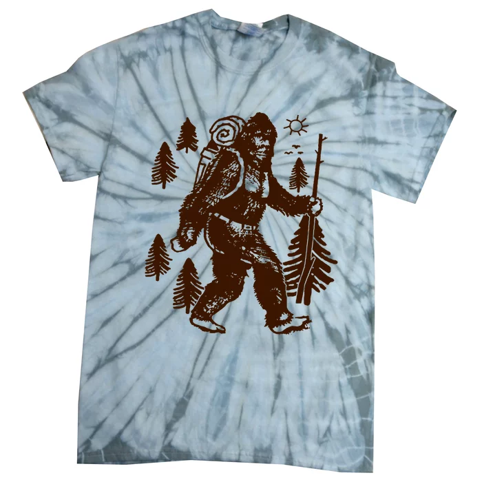 Bigfoot Hiking Tie-Dye T-Shirt