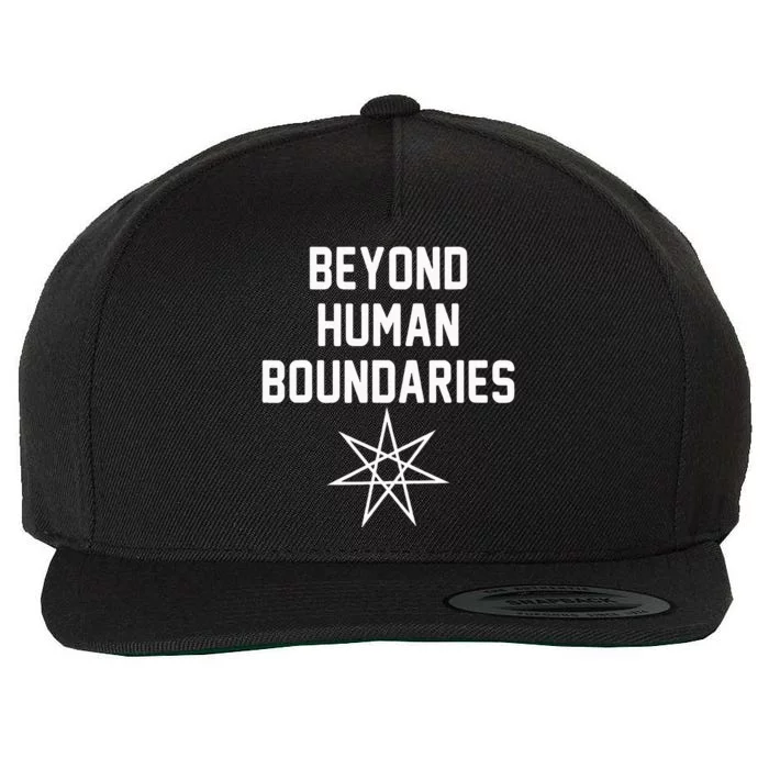 Beyond Human Boundaries Alter Kin Otherkin Therian Wool Snapback Cap