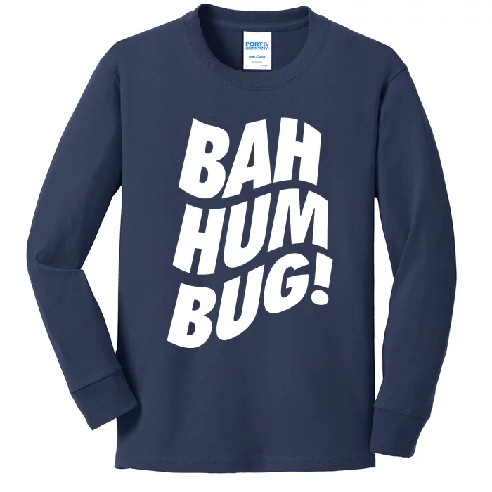 Bah Humbug Kids Long Sleeve Shirt