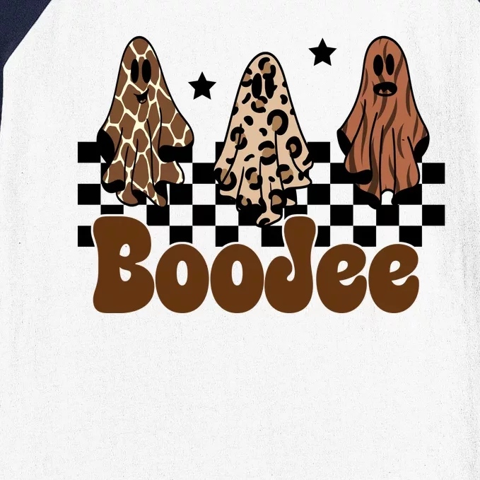 BooJee Halloween Bougie Ghost Funny Baseball Sleeve Shirt