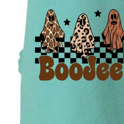 BooJee Halloween Bougie Ghost Funny Doggie 3-End Fleece Hoodie