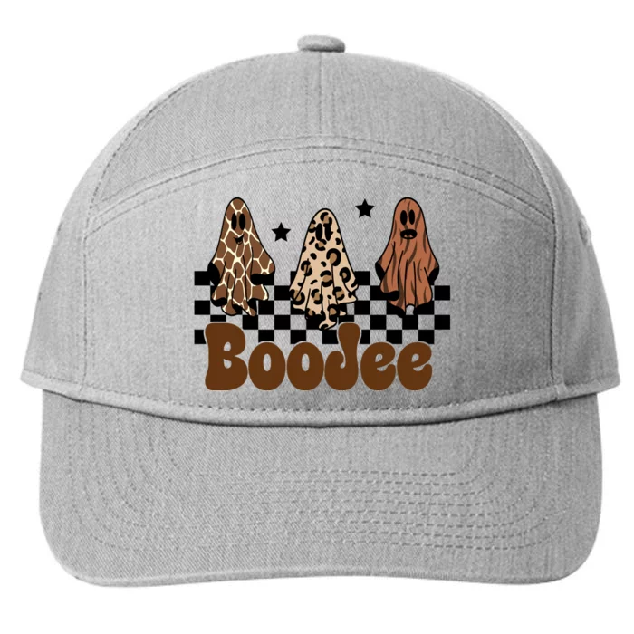 BooJee Halloween Bougie Ghost Funny 7-Panel Snapback Hat