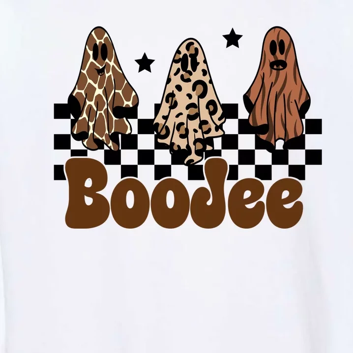 BooJee Halloween Bougie Ghost Funny Garment-Dyed Sweatshirt