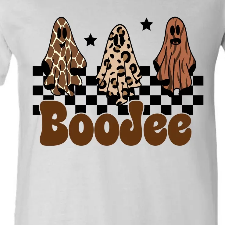 BooJee Halloween Bougie Ghost Funny V-Neck T-Shirt