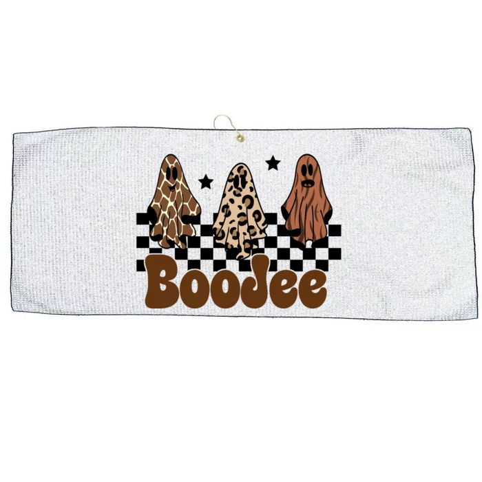 BooJee Halloween Bougie Ghost Funny Large Microfiber Waffle Golf Towel