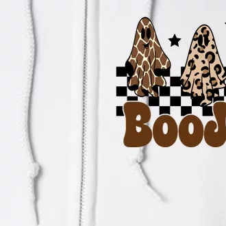 BooJee Halloween Bougie Ghost Funny Full Zip Hoodie