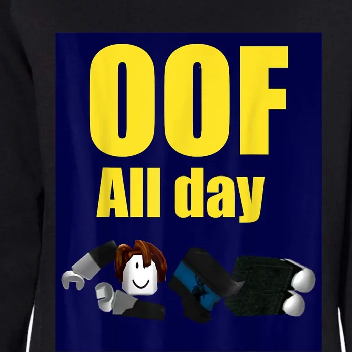 Bacon Hair Boy Oof All Day Design For Pc Vr &Amp; Video Gamers Womens California Wash Sweatshirt