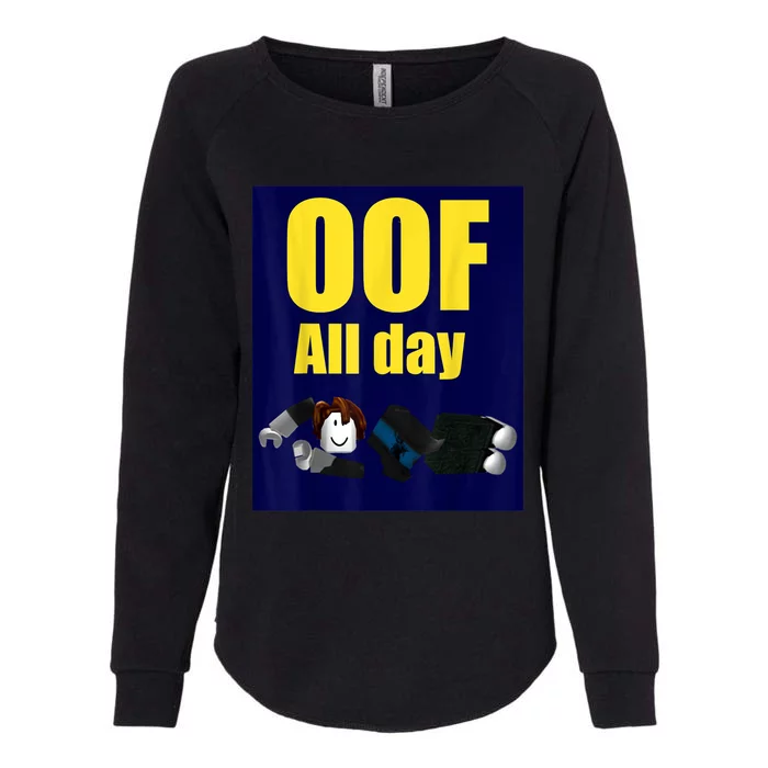 Bacon Hair Boy Oof All Day Design For Pc Vr &Amp; Video Gamers Womens California Wash Sweatshirt