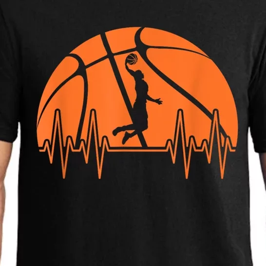 Basketball Heartbeat Basketball Player Pajama Set