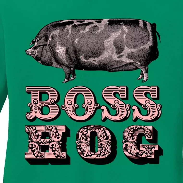 Boss Hog Ladies Long Sleeve Shirt