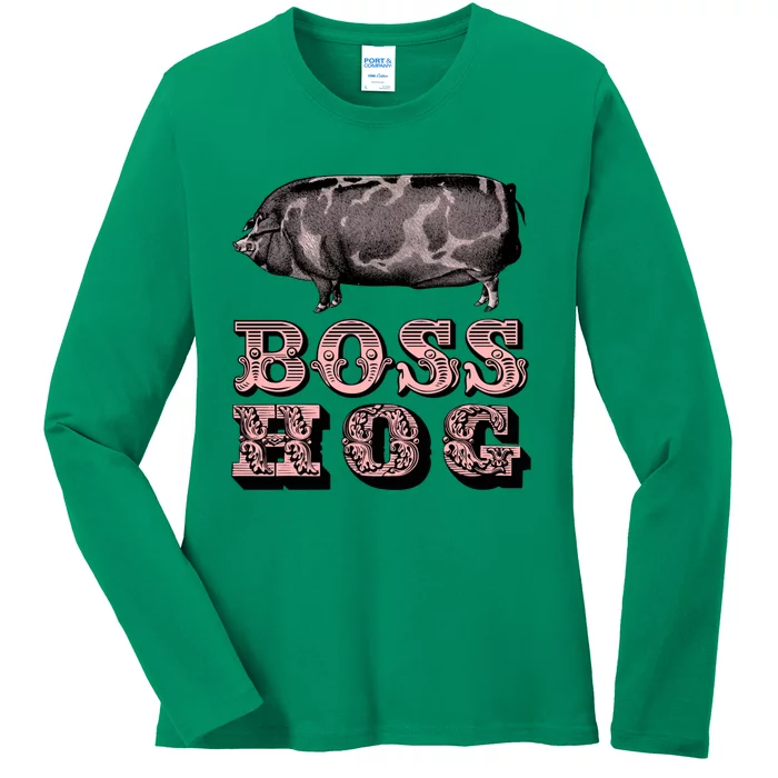 Boss Hog Ladies Long Sleeve Shirt