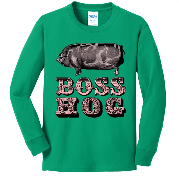 Boss Hog Kids Long Sleeve Shirt