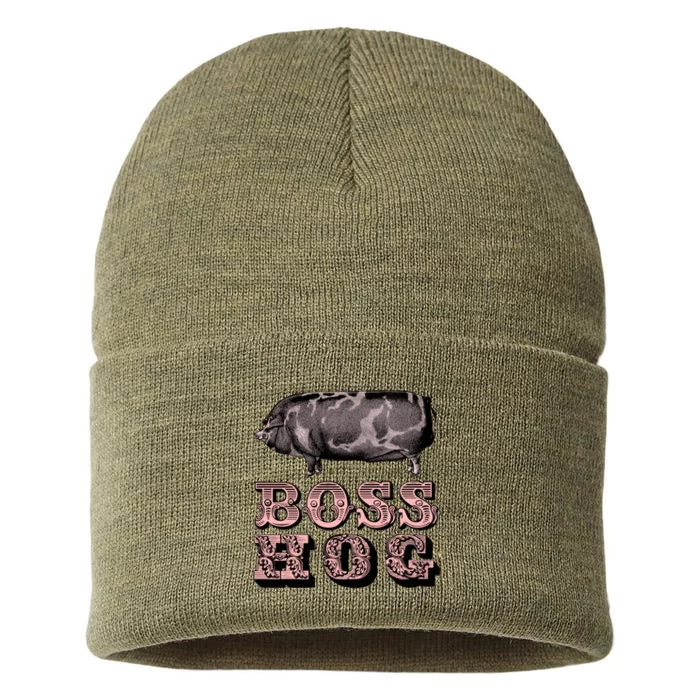 Boss Hog Sustainable Knit Beanie