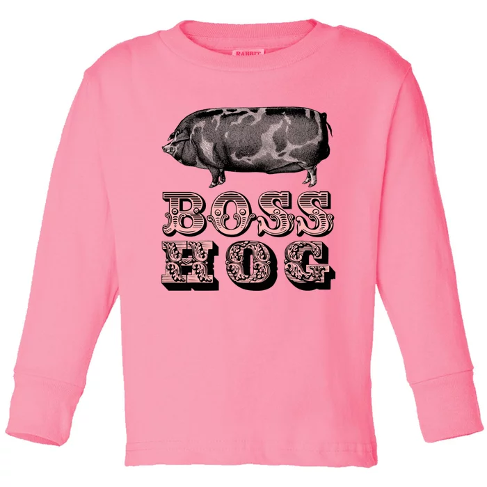 Boss Hog Toddler Long Sleeve Shirt