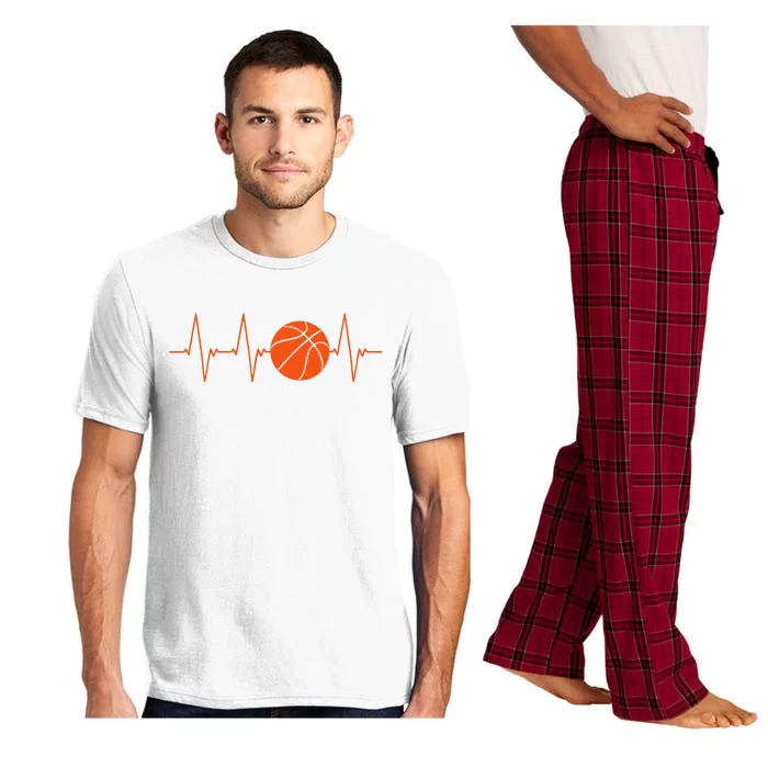 Basketball Heartbeat Bball Gift Pajama Set