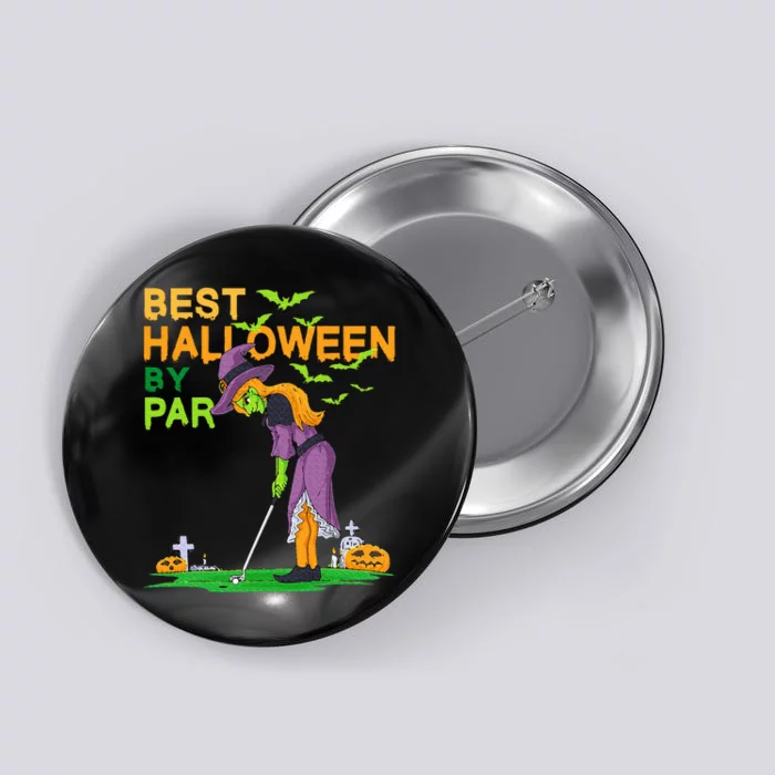 Best Halloween By Par Witch Golf Button