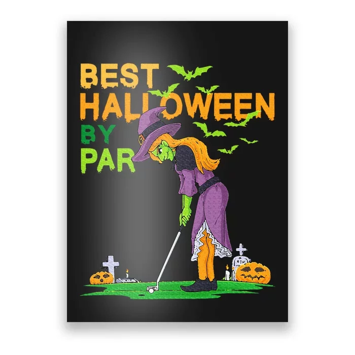 Best Halloween By Par Witch Golf Poster