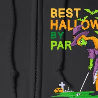 Best Halloween By Par Witch Golf Full Zip Hoodie