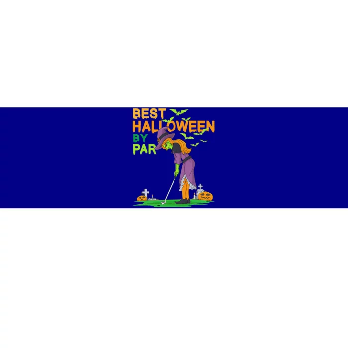 Best Halloween By Par Witch Golf Bumper Sticker