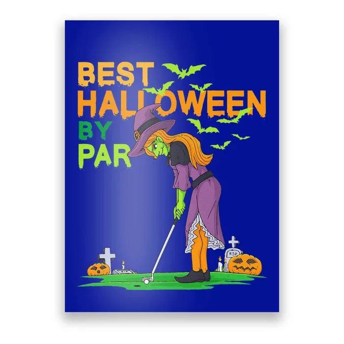 Best Halloween By Par Witch Golf Poster