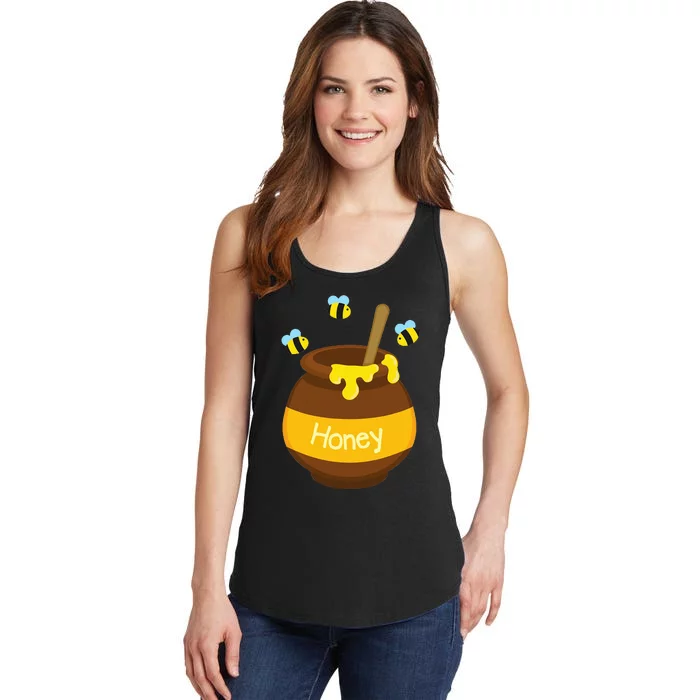 Bee Honey Buzzing Bee Beehive Pot Flying Funny Beekeeping Ladies Essential Tank