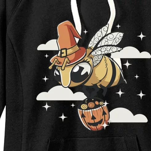 Bumblebee Halloween Women's Fleece Hoodie