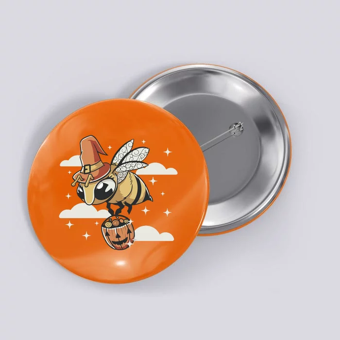 Bumblebee Halloween Button