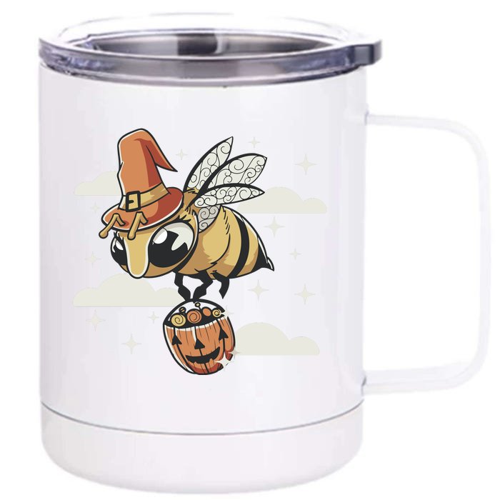 Bumblebee Halloween Front & Back 12oz Stainless Steel Tumbler Cup