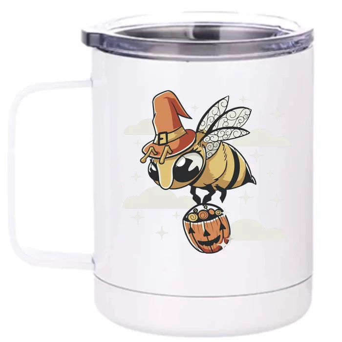 Bumblebee Halloween Front & Back 12oz Stainless Steel Tumbler Cup