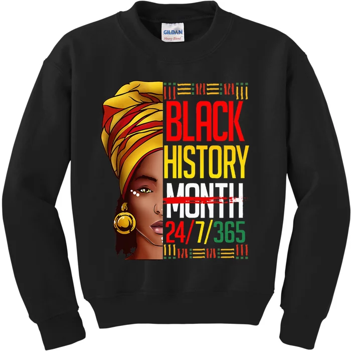 Black History Black History Month 247365 Kids Sweatshirt