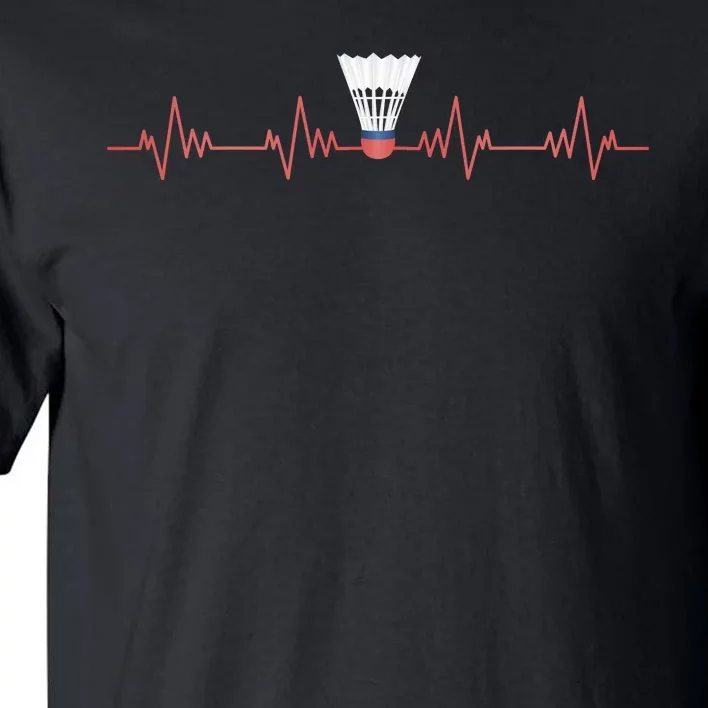 Badminton Heartbeat Tall T-Shirt