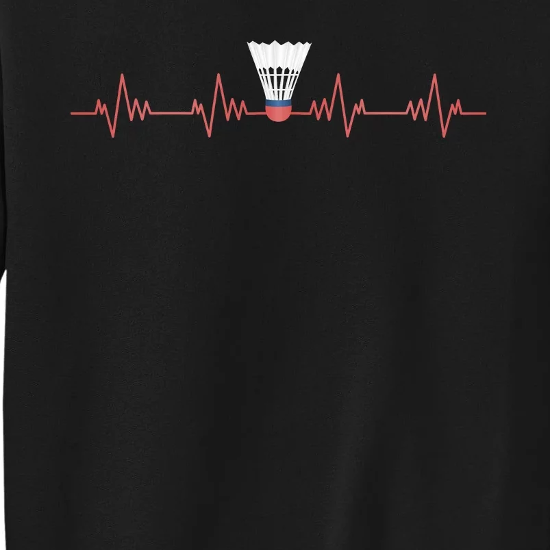 Badminton Heartbeat Tall Sweatshirt