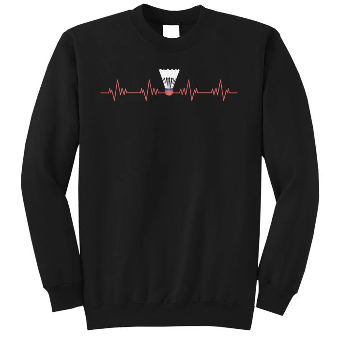 Badminton Heartbeat Tall Sweatshirt