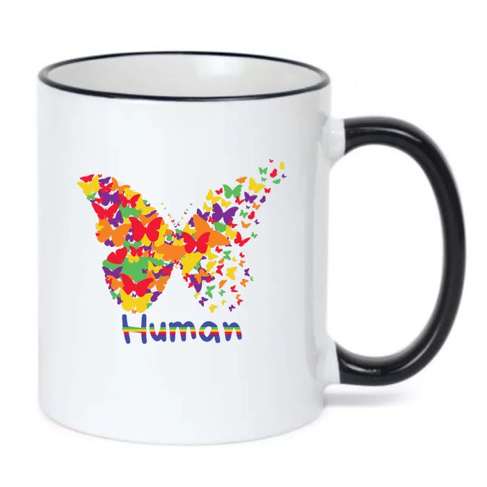 Butrfly Human Black Color Changing Mug