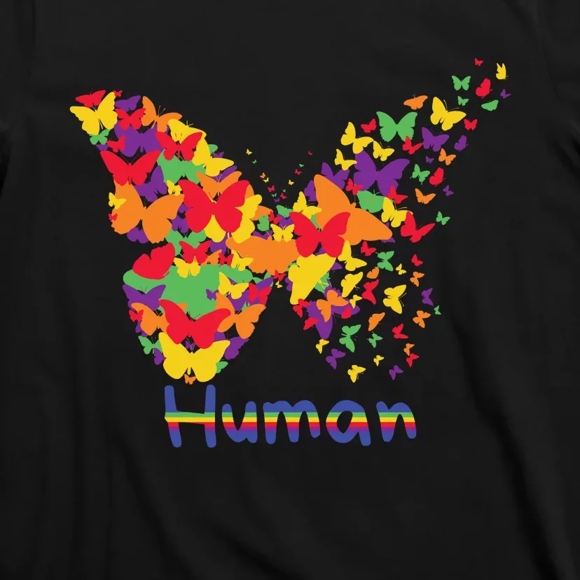 Butrfly Human T-Shirt