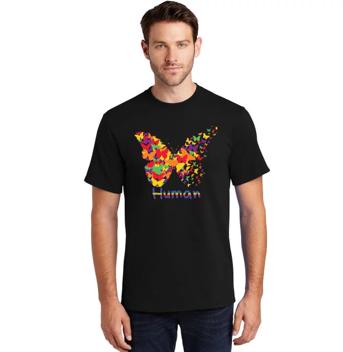 Butrfly Human Tall T-Shirt